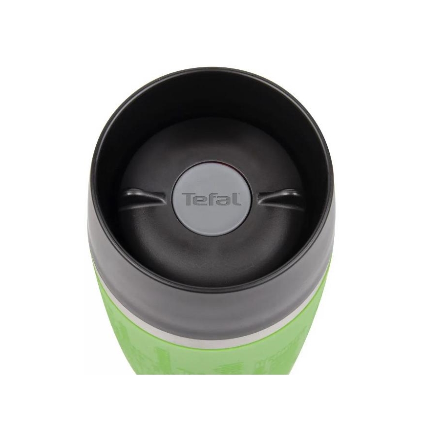 Tefal - Ceļojumu krūze 360 ml TRAVEL MUG nerūsējošs tērauds/zaļa