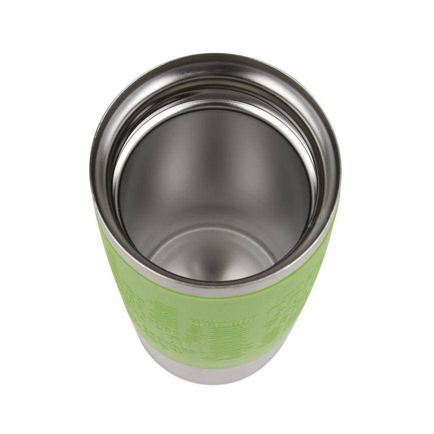 Tefal - Ceļojumu krūze 360 ml TRAVEL MUG nerūsējošs tērauds/zaļa