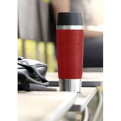 Tefal - Ceļojumu krūze 500 ml TRAVEL MUG nerūsējošs tērauds/sarkana