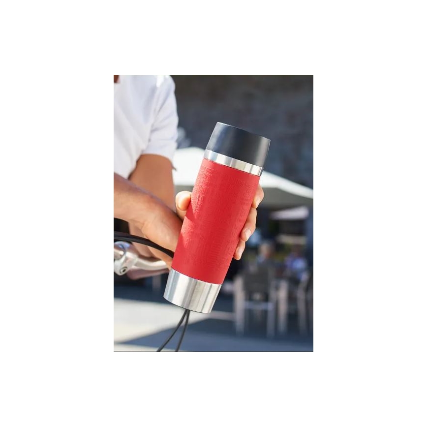 Tefal - Ceļojumu krūze 500 ml TRAVEL MUG nerūsējošs tērauds/sarkana