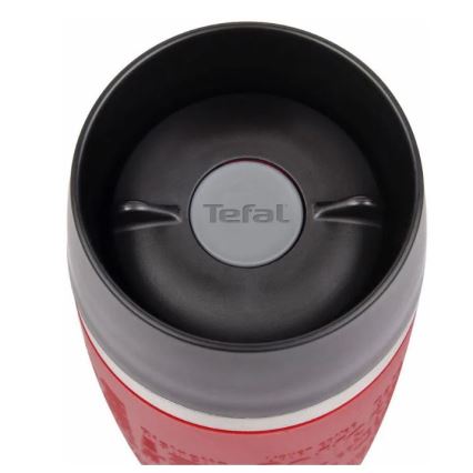 Tefal - Ceļojumu krūze 500 ml TRAVEL MUG nerūsējošs tērauds/sarkana