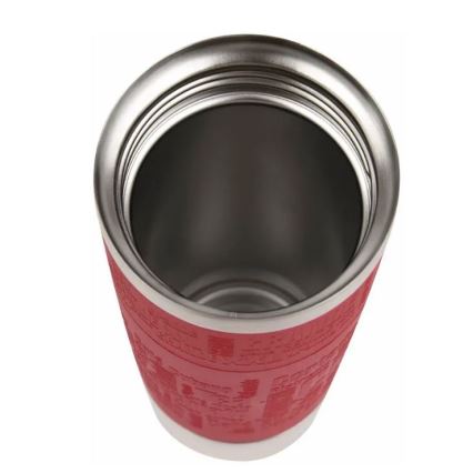 Tefal - Ceļojumu krūze 500 ml TRAVEL MUG nerūsējošs tērauds/sarkana