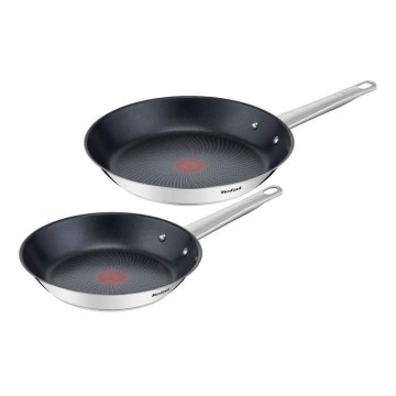 Tefal - COOK EAT pannas komplekts, 2 gab., 24/28 cm
