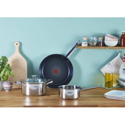 Tefal - COOK EAT pannas komplekts, 2 gab., 24/28 cm