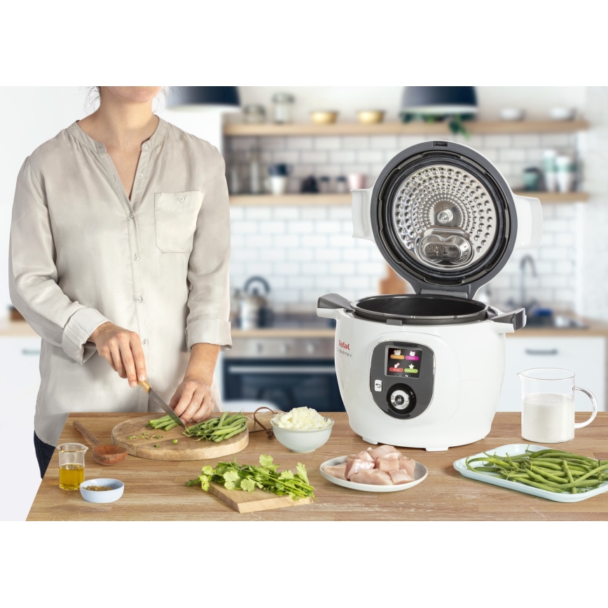Tefal - Daudzfunkcionālais elektriskais katls 6 l 1600W/230V balts
