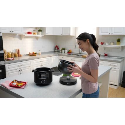 Tefal - Daudzfunkcionāls elektriskais katls TURBO CUISINE 4,8 l 1090W/230V melna