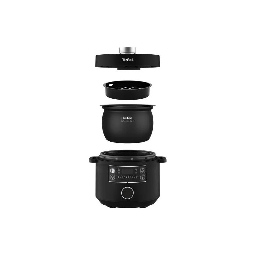 Tefal - Daudzfunkcionāls elektriskais katls TURBO CUISINE 4,8 l 1090W/230V melna