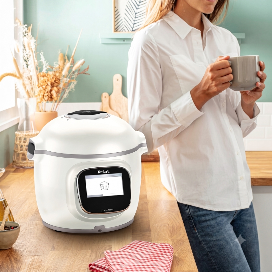 Tefal - Daudzfunkcionāls elektriskais spiediena katls 6 l COOK4ME TOUCH PRO 1600W/230V