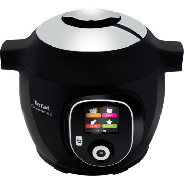 Tefal - Daudzfunkcionāls elektriskais spiedkatls ar piederumiem 6 l 1600W/230V melns