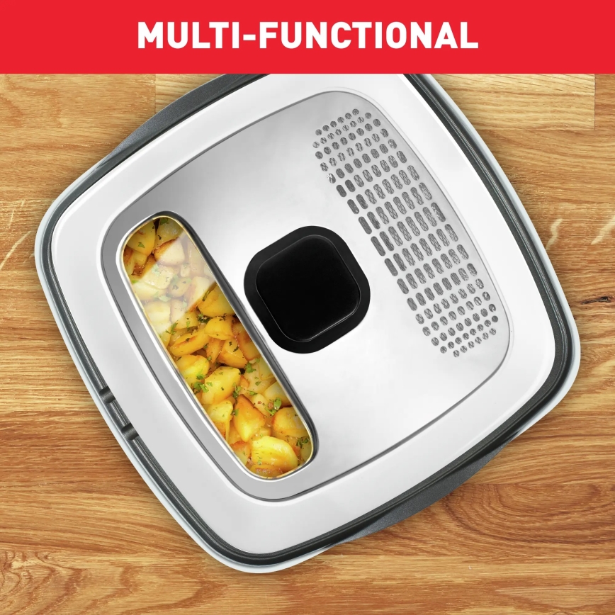 Tefal - Daudzfunkcionāls fritieris 9in1 VERSALIO DE LUXE 1600W/230V 2 l balta