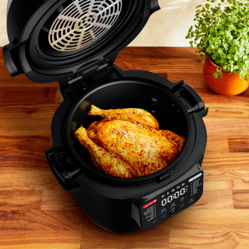 Tefal - Multifunkcionāls katls un karstgaisa fritieris 2 vienā MULTICOOK ACTIFRY 1334W/230V 6 l