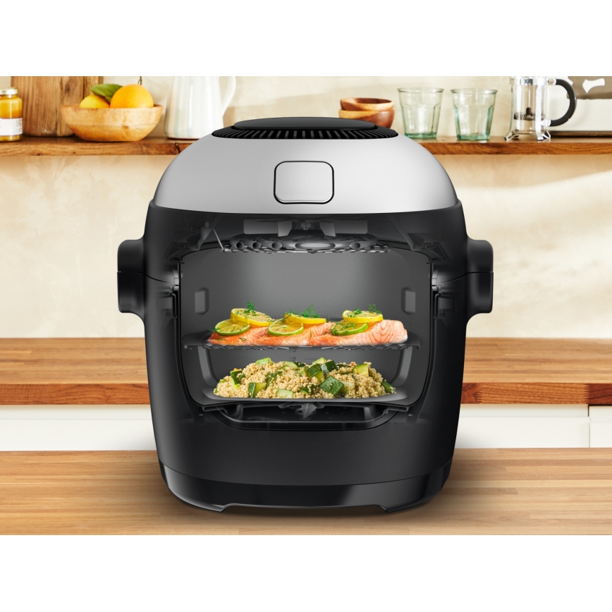 Tefal - Multifunkcionāls katls un karstgaisa fritieris 2 vienā MULTICOOK ACTIFRY 1334W/230V 6 l