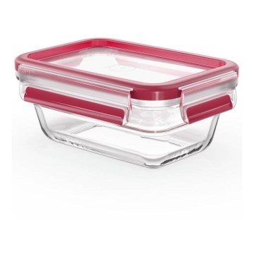 Tefal - Ēdiena trauks 0,45 l MSEAL GLASS sarkana/stikls