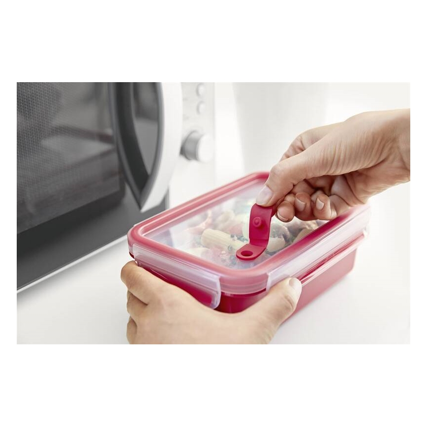 Tefal - Ēdiena trauks 0,8 l MASTER SEAL MICRO sarkana
