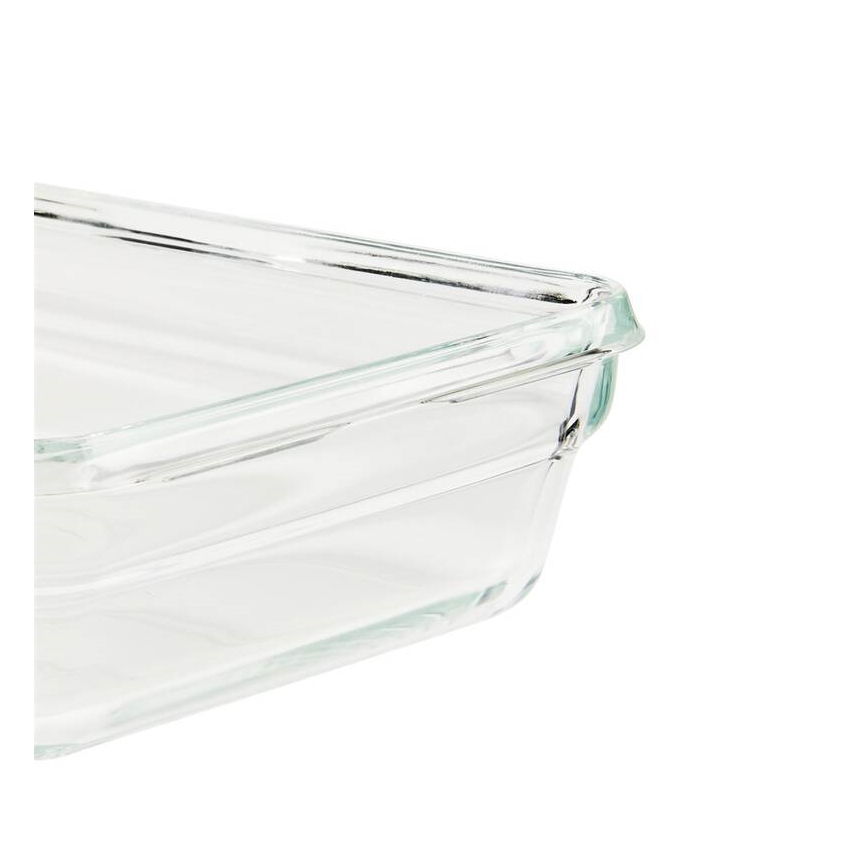 Tefal - Ēdiena trauks 3 l MSEAL GLASS sarkana/stikls