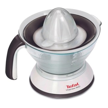 Tefal - Elektriskā citrusaugļu spiede VITAPRESS 0,6 l 25W/230V balta/melna