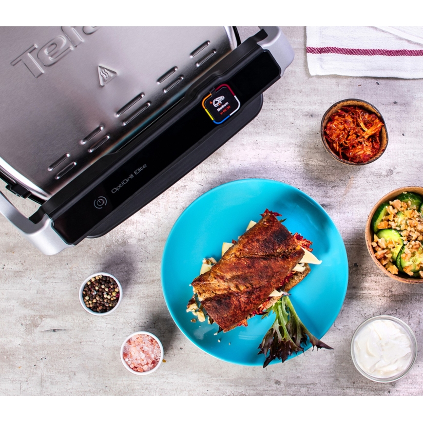 Tefal - Elektriskais grils OPTIGRILL ELITE 2000W/230V