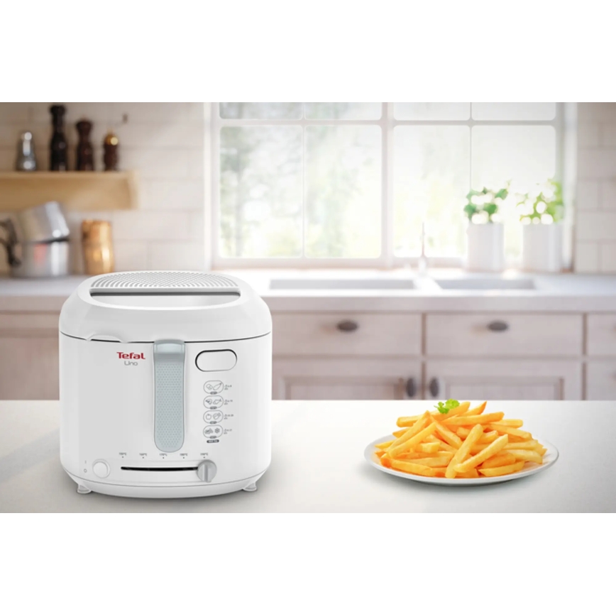 Tefal - Fritēšanas ierīce 1,8 l FRY UNO 1475W/230V balta