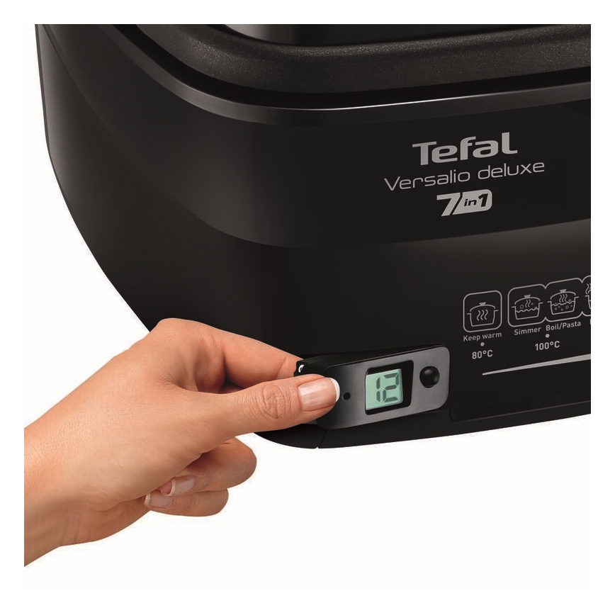 Tefal - Fritēšanas ierīce 2 l VERSALION DE LUXE 7in1 1600W/230V melna