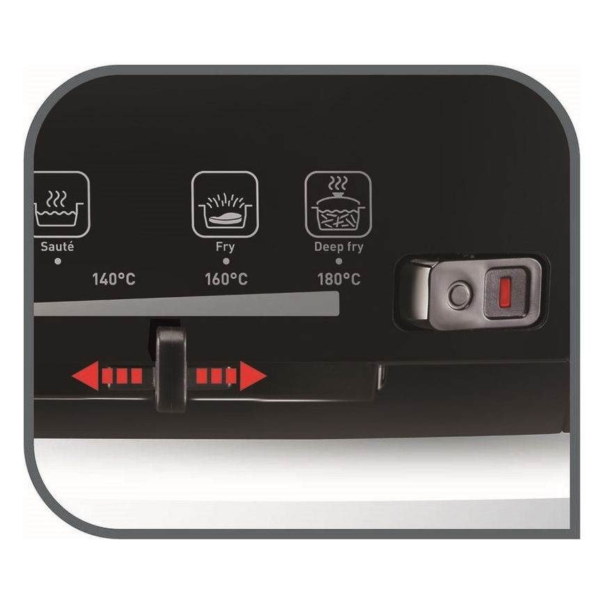 Tefal - Fritēšanas ierīce 2 l VERSALION DE LUXE 7in1 1600W/230V melna