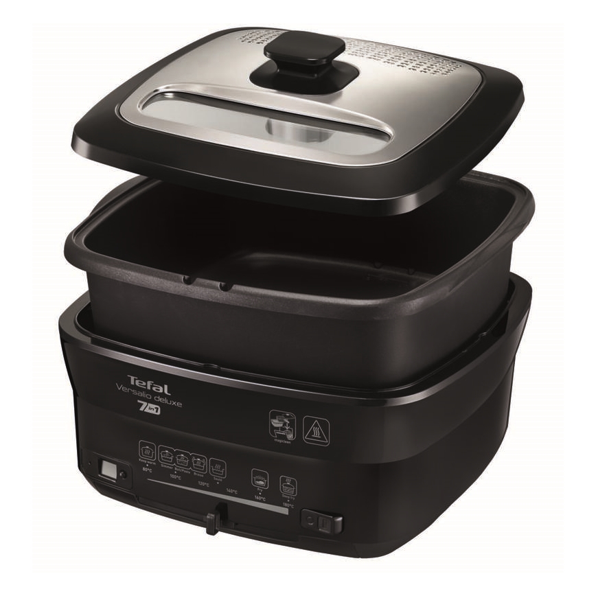 Tefal - Fritēšanas ierīce 2 l VERSALION DE LUXE 7in1 1600W/230V melna