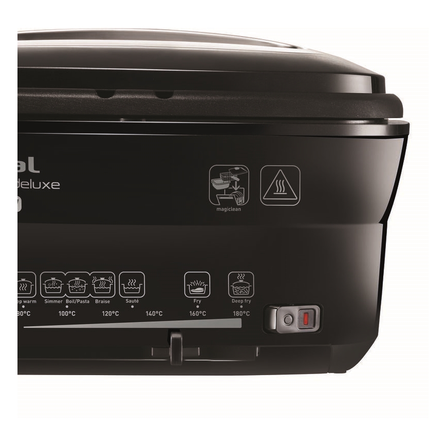 Tefal - Fritēšanas ierīce 2 l VERSALION DE LUXE 7in1 1600W/230V melna