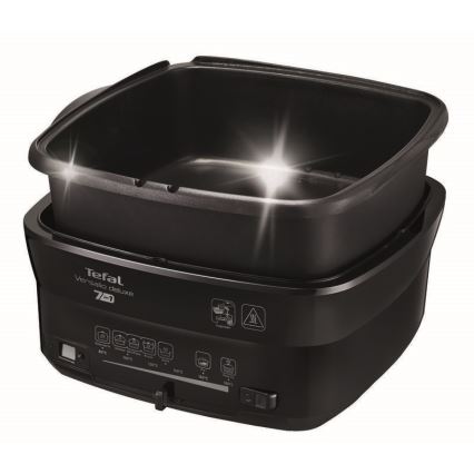 Tefal - Fritēšanas ierīce 2 l VERSALION DE LUXE 7in1 1600W/230V melna