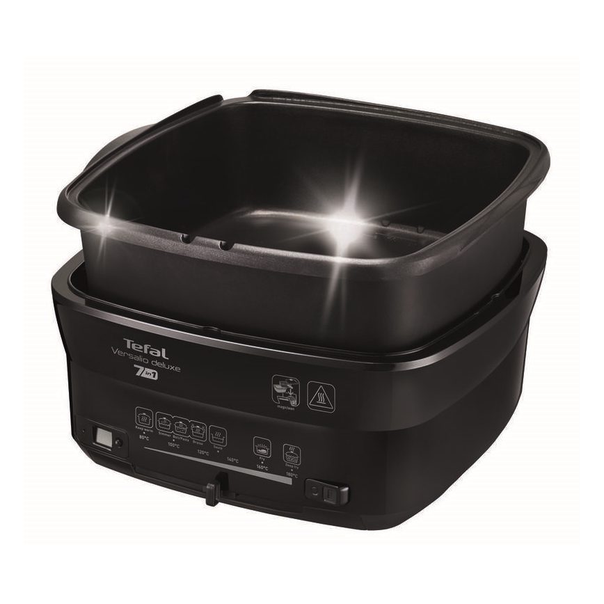 Tefal - Fritēšanas ierīce 2 l VERSALION DE LUXE 7in1 1600W/230V melna
