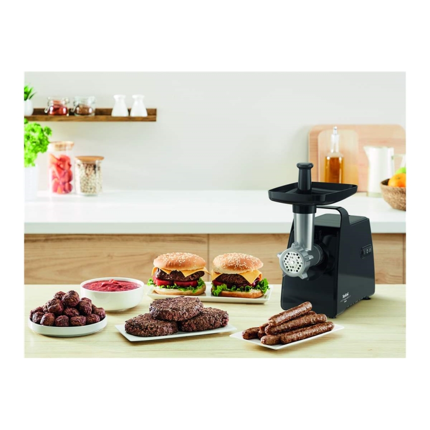 Tefal - Gaļas mašīna 6in1 2000W/230V melna