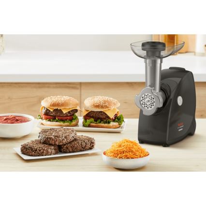 Tefal - Gaļas mašīna 9in1 2000W/230V melna