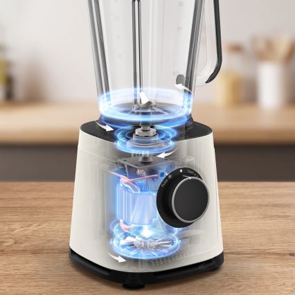 Tefal - Galda blenderis 2 l PERFECTMIX ESSENTIAL 1200W/230V balts