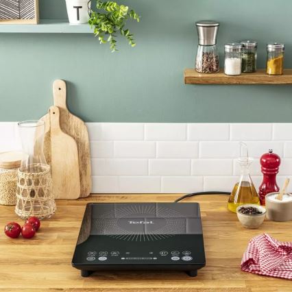 Tefal - Indukcijas plīts EVERYDAY SLIM 2100W/230V melna