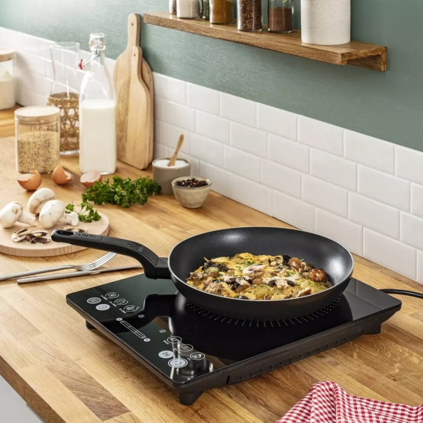 Tefal - Indukcijas plīts EVERYDAY SLIM 2100W/230V melna