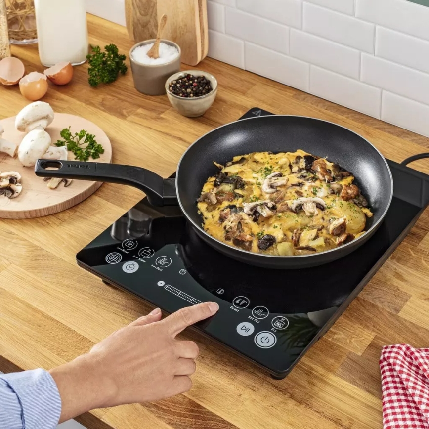 Tefal - Indukcijas plīts EVERYDAY SLIM 2100W/230V melna