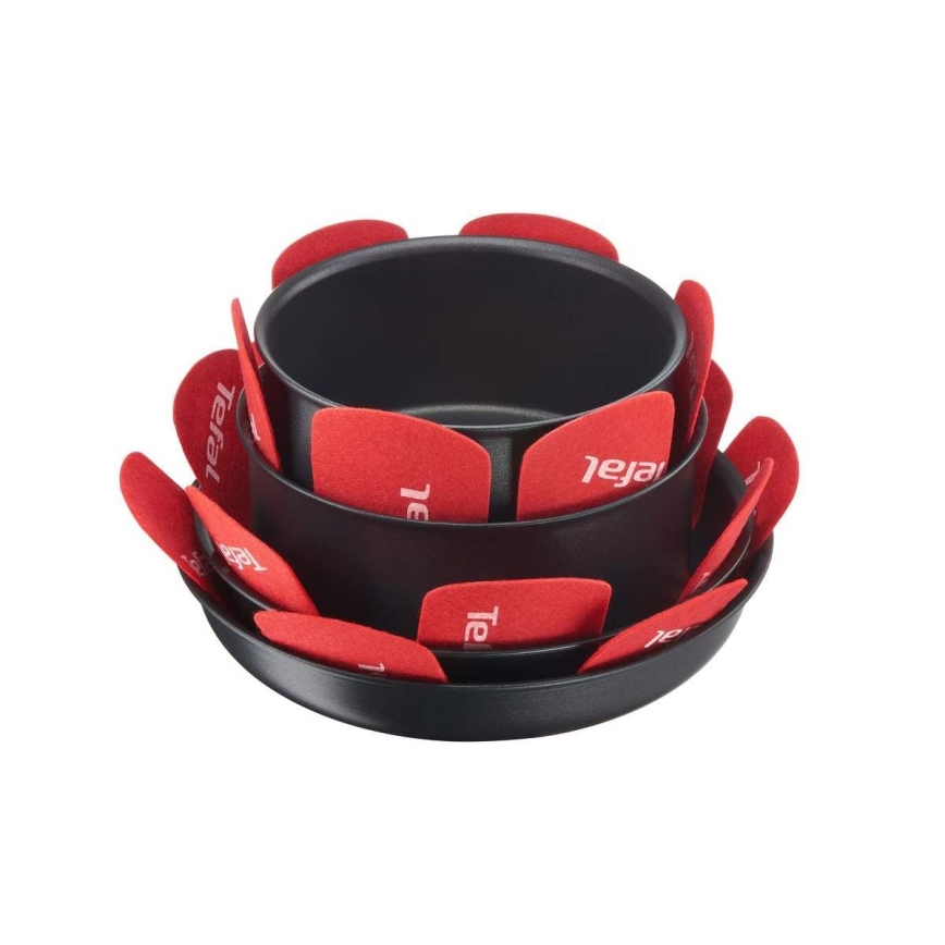 Tefal - Komplekts trauku atdalītāju 4 gab. INGENIO sarkans