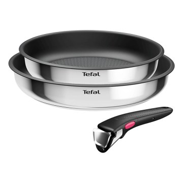 Tefal - INGENIO COOK 3 daļu nerūsējošā tērauda trauku komplekts