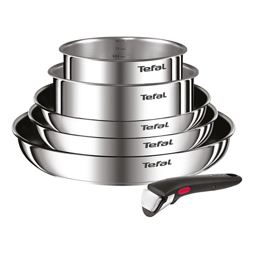 Tefal - INGENIO COOK 6 daļu nerūsējošā tērauda trauku komplekts