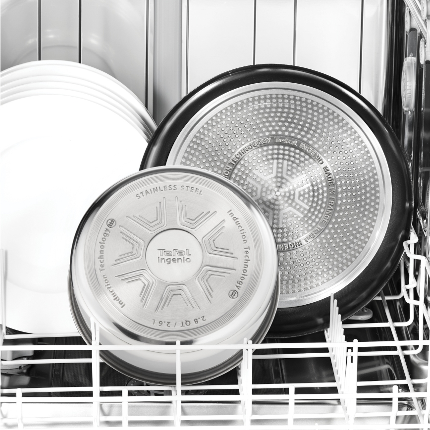 Tefal - INGENIO COOK 6 daļu nerūsējošā tērauda trauku komplekts