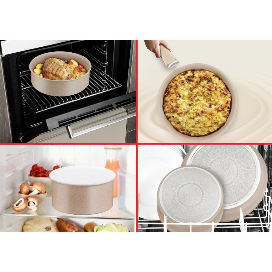 Tefal - INGENIO DELIGHT 17 daļu trauku komplekts