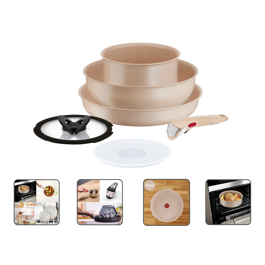 Tefal - INGENIO DELIGHT 17 daļu trauku komplekts