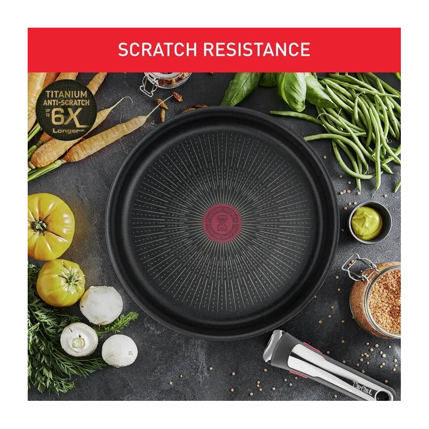 Tefal - 13 daļu INGENIO PREFERENCE ON nerūsējošā tērauda trauku komplekts