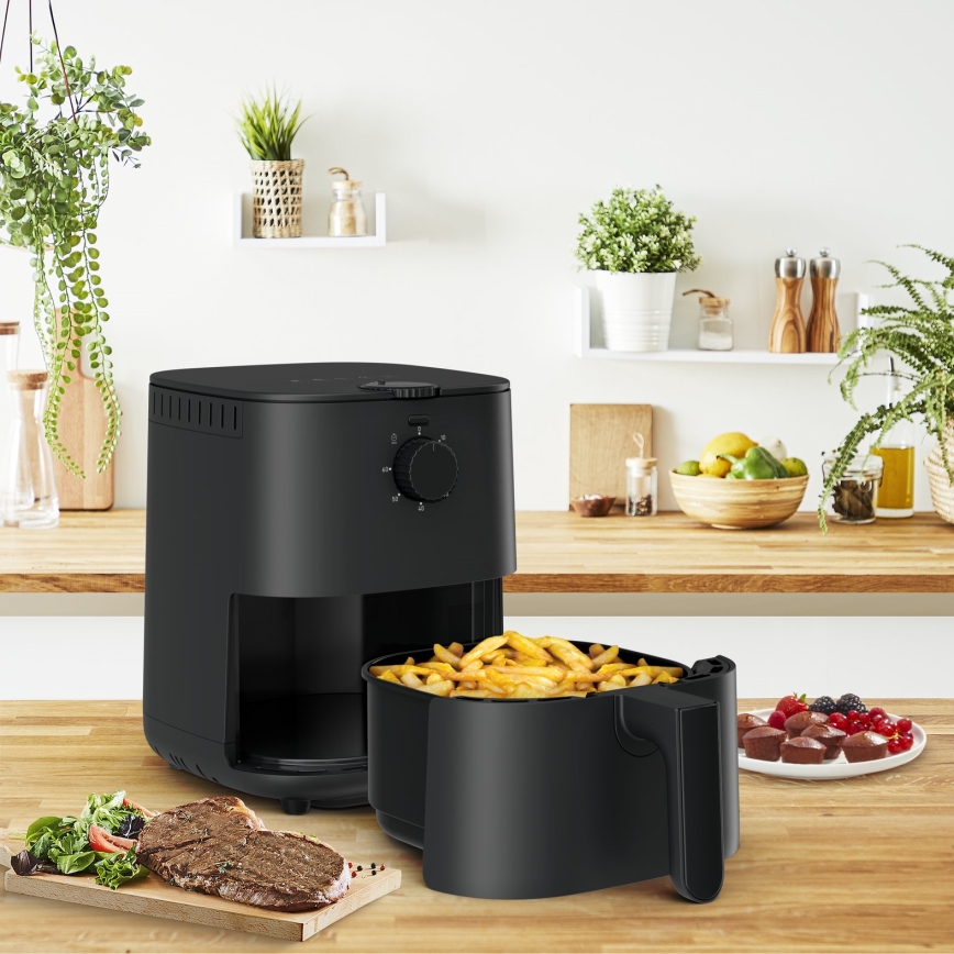 Tefal - Karstā gaisa fritēšanas ierīce 3,5 l EASY FRY&GRILL 1030W/230V melna