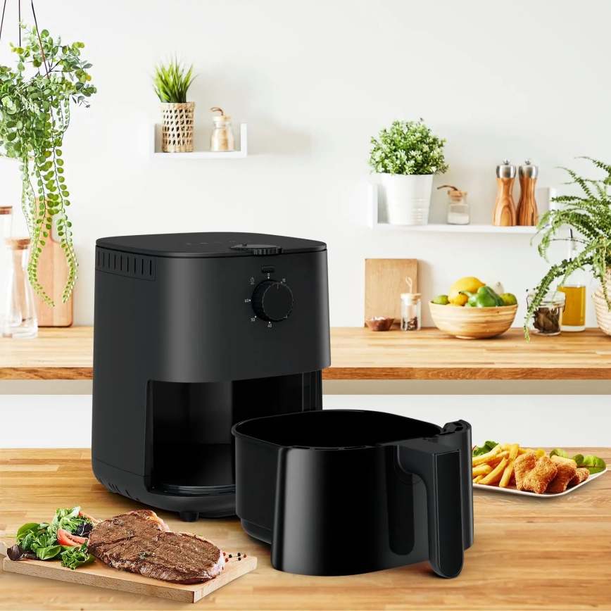 Tefal - Karstā gaisa fritēšanas ierīce 3,5 l EASY FRY&GRILL 1030W/230V melna