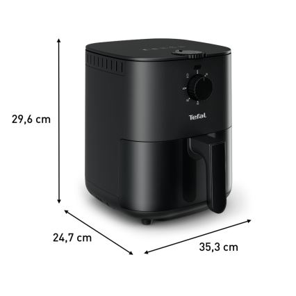 Tefal - Karstā gaisa fritēšanas ierīce 3,5 l EASY FRY&GRILL 1030W/230V melna