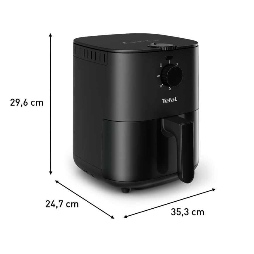 Tefal - Karstā gaisa fritēšanas ierīce 3,5 l EASY FRY&GRILL 1030W/230V melna