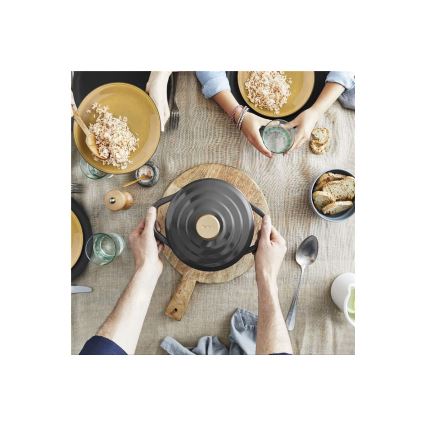 Tefal - Katls ar vāku AIR 20 cm antracīta