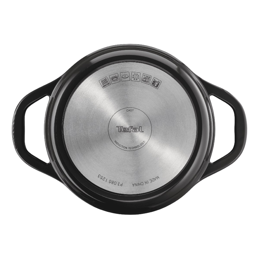 Tefal - Katls ar vāku AIR 20 cm antracīta