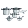 Tefal - Katlu komplekts 10 gab. DAILY COOK nerūsējošs tērauds