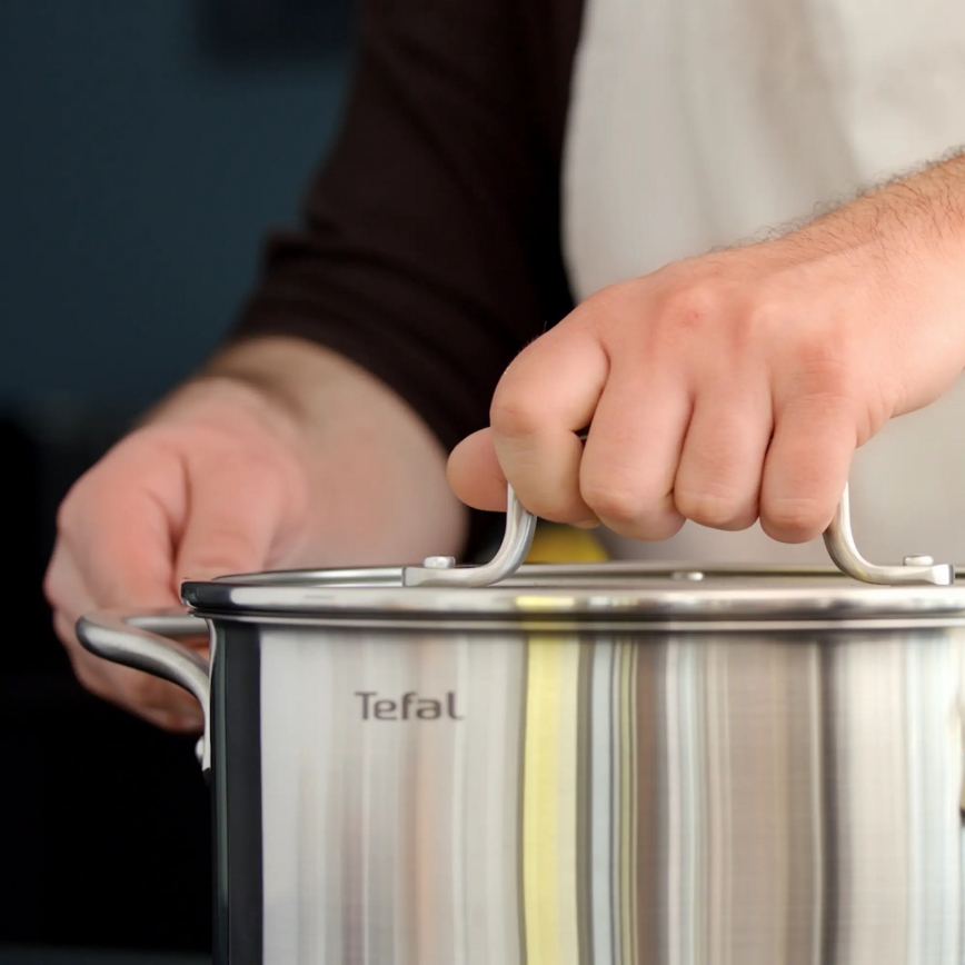 Tefal - Katlu komplekts 10 gab. VIRTUOSO nerūsējošs tērauds