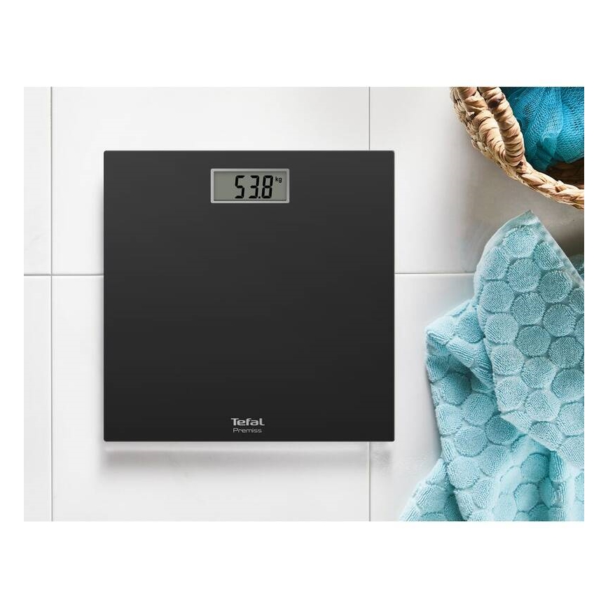 Tefal - Ķermeņa svari PREMISS 1xCR2032 melna